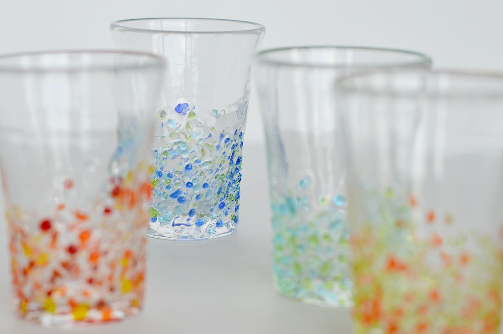 つぶ丸グラスのペアギフト てぃだ工房 | ゆいまーる沖縄 ＜Online＞