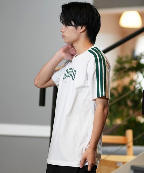 adidas（アディダス） tシャツ 半袖Tee/半袖Tシャツ スリーストライプ