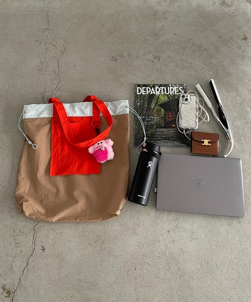 210nouve（トゥージュヌーヴ） トートバッグ ドロスト バイカラー