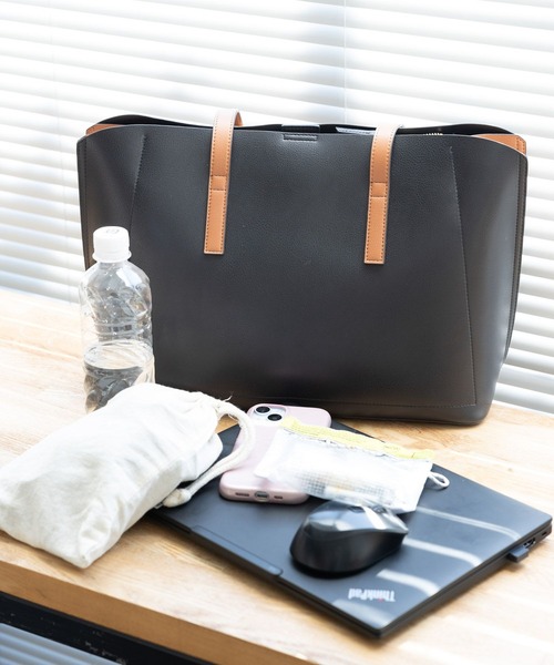 GLOBAL WORK（グローバルワーク） トートバッグ スペ軽撥水6ポケA4