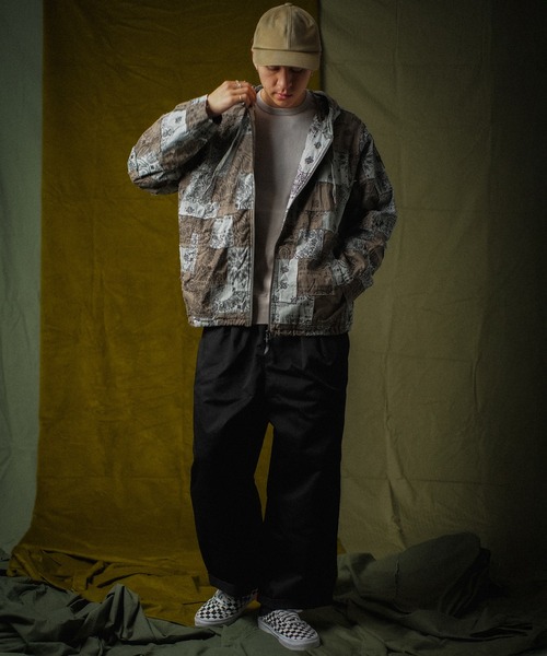パーカー Universal Style Wear HAV-A-HANK ハバハンク パッチワーク