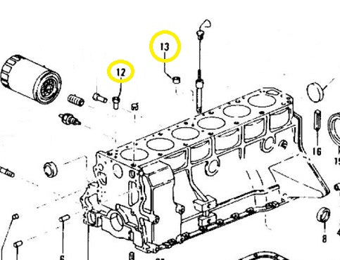 Engine Block Oil Jet 240Z 260Z 280Z 280ZX 510 | Z Car Depot Inc
