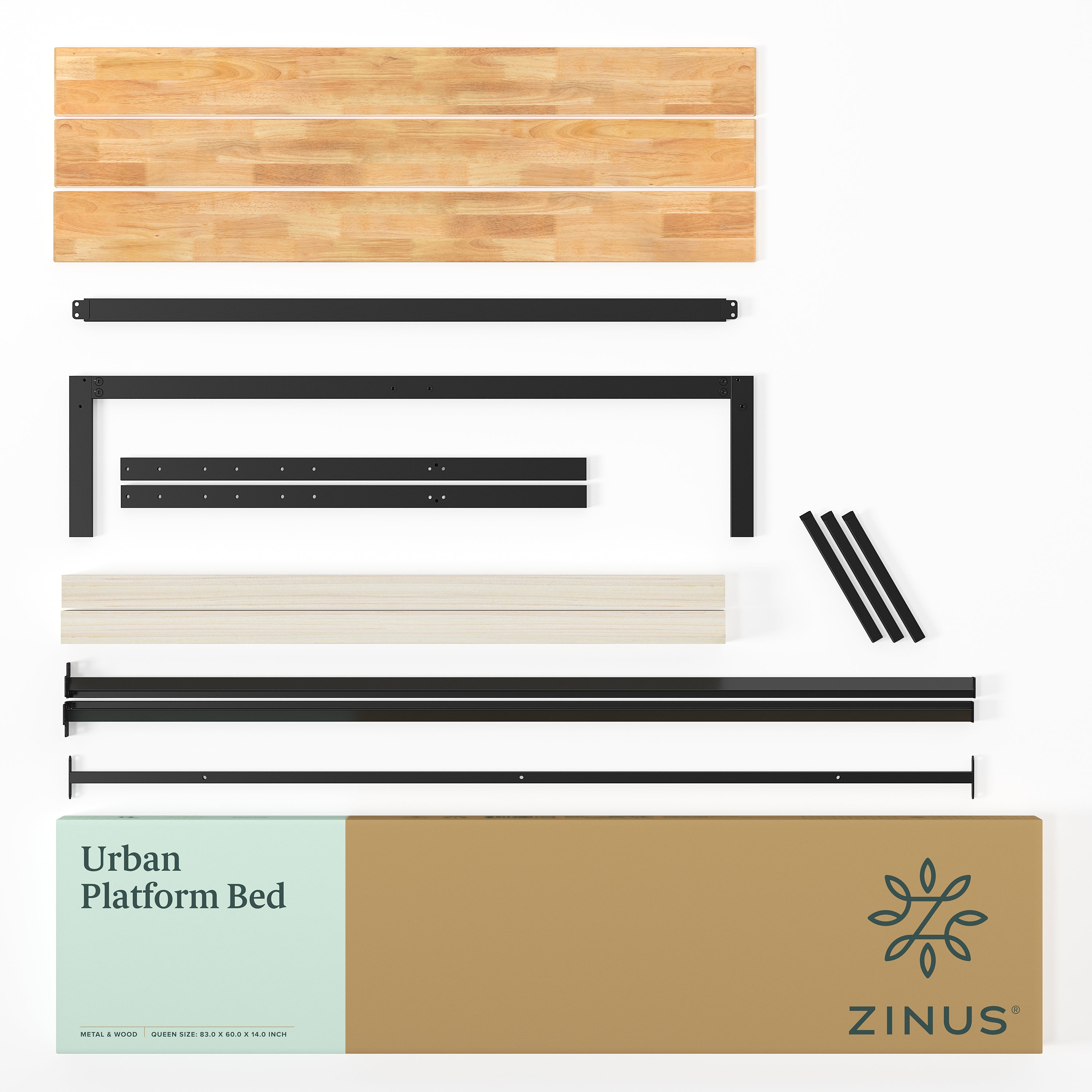 Sonoma パイプ＆ウッドベッドフレーム | 【公式】ZINUS（ジヌス