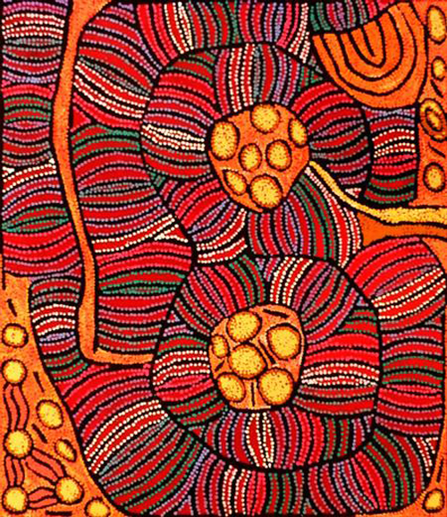 文字を書く習慣がない！？先住民アボリジニのドットアート！│世界画家旅人