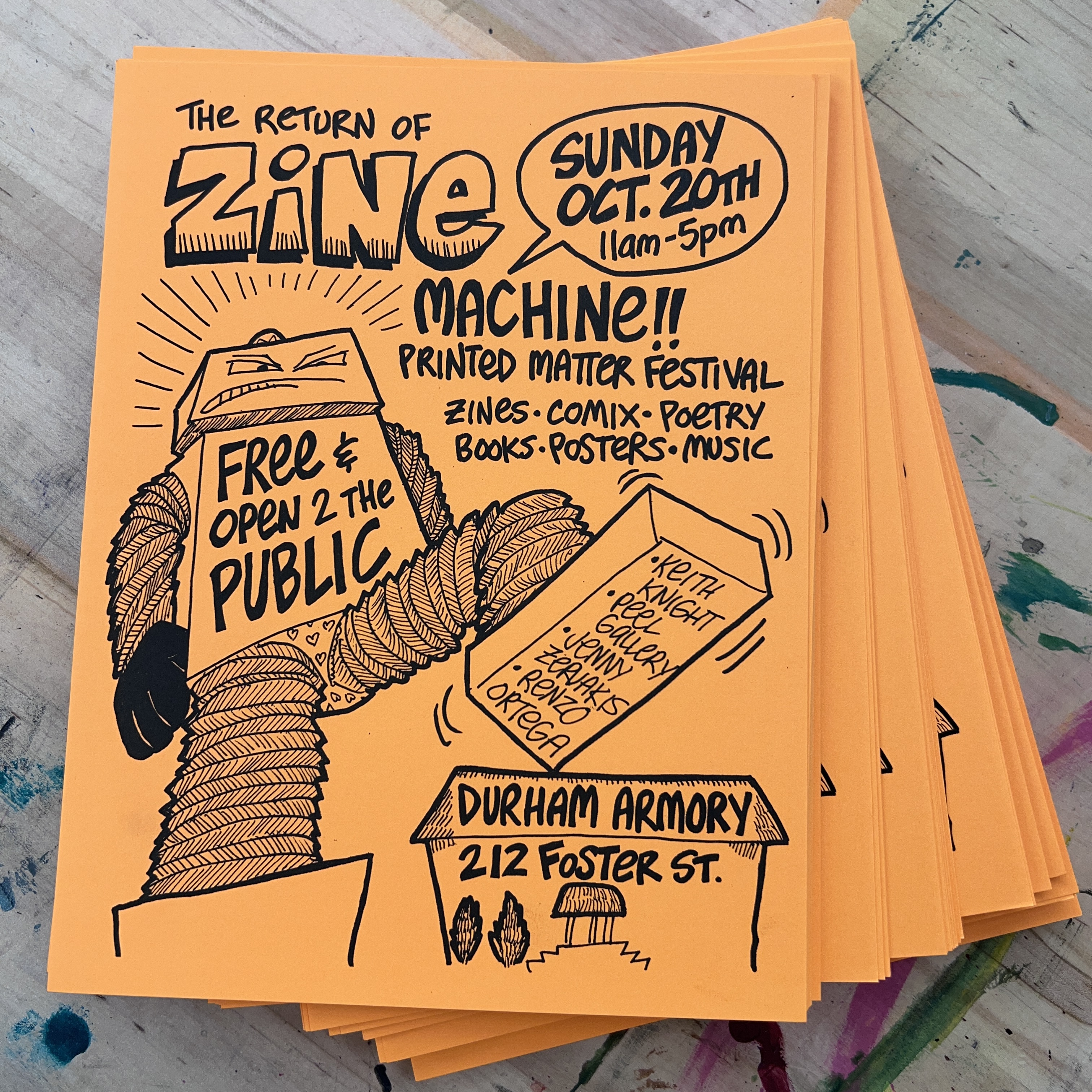 ZINE MACHINE FEST | Durham Printed Matter Festival