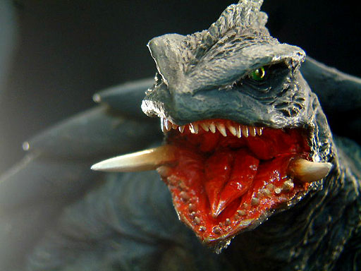 □海洋堂 酒井ゆうじ原型 ガメラ3 完成品□