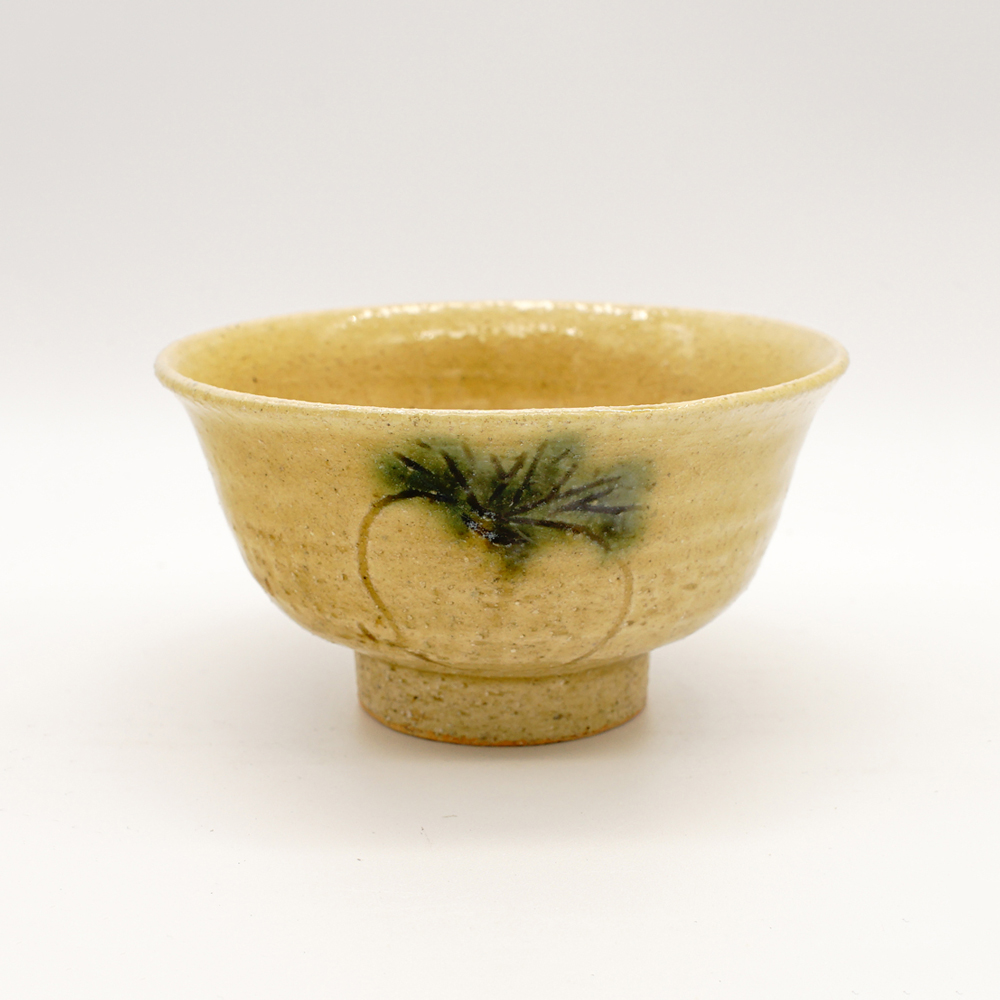 HE-13E 黄瀬戸根上かぶ 大碗 – 美濃焼・呉須赤絵・テーブルウェアの