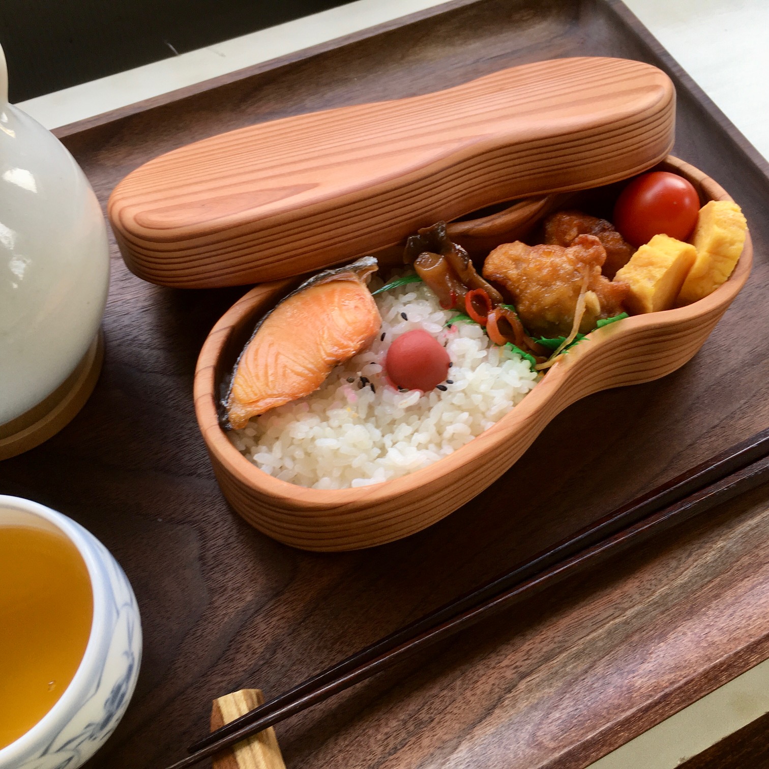 木の弁当箱 くりぬき 450cc 累計330個PenOnline掲載木製日本製