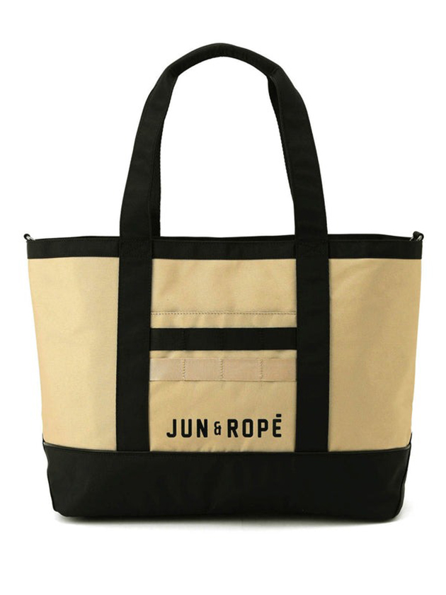ジュン&ロペ ロゴ入りBIGトートバッグ ERX23120（ベージュ