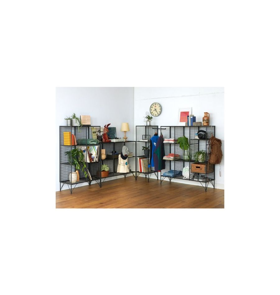 PAXTON MESH RACK 3 GRID | ACME Furniture