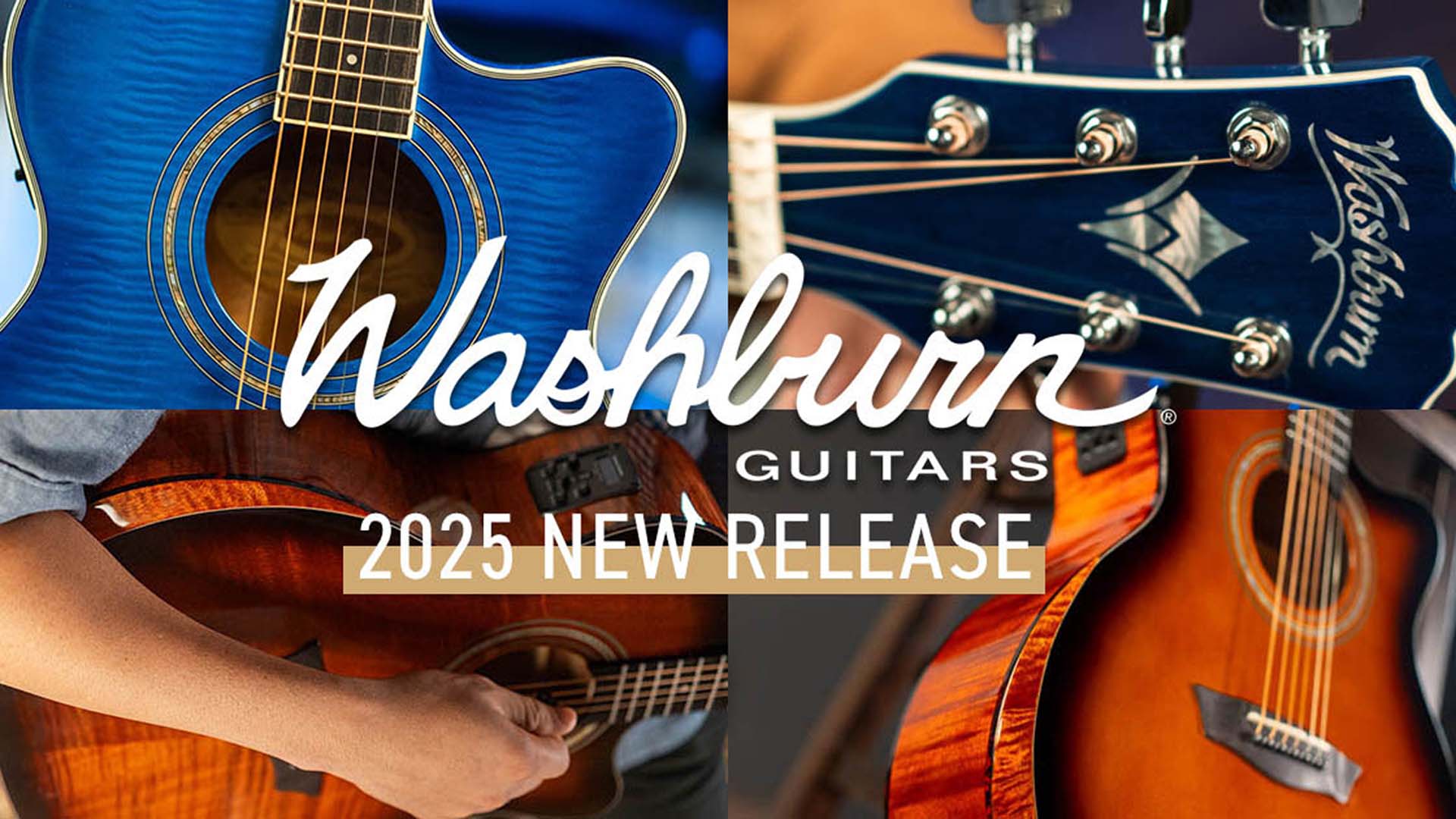 ワッシュバーンより目を引くデザインの新たなエレアコ・モデルが3種