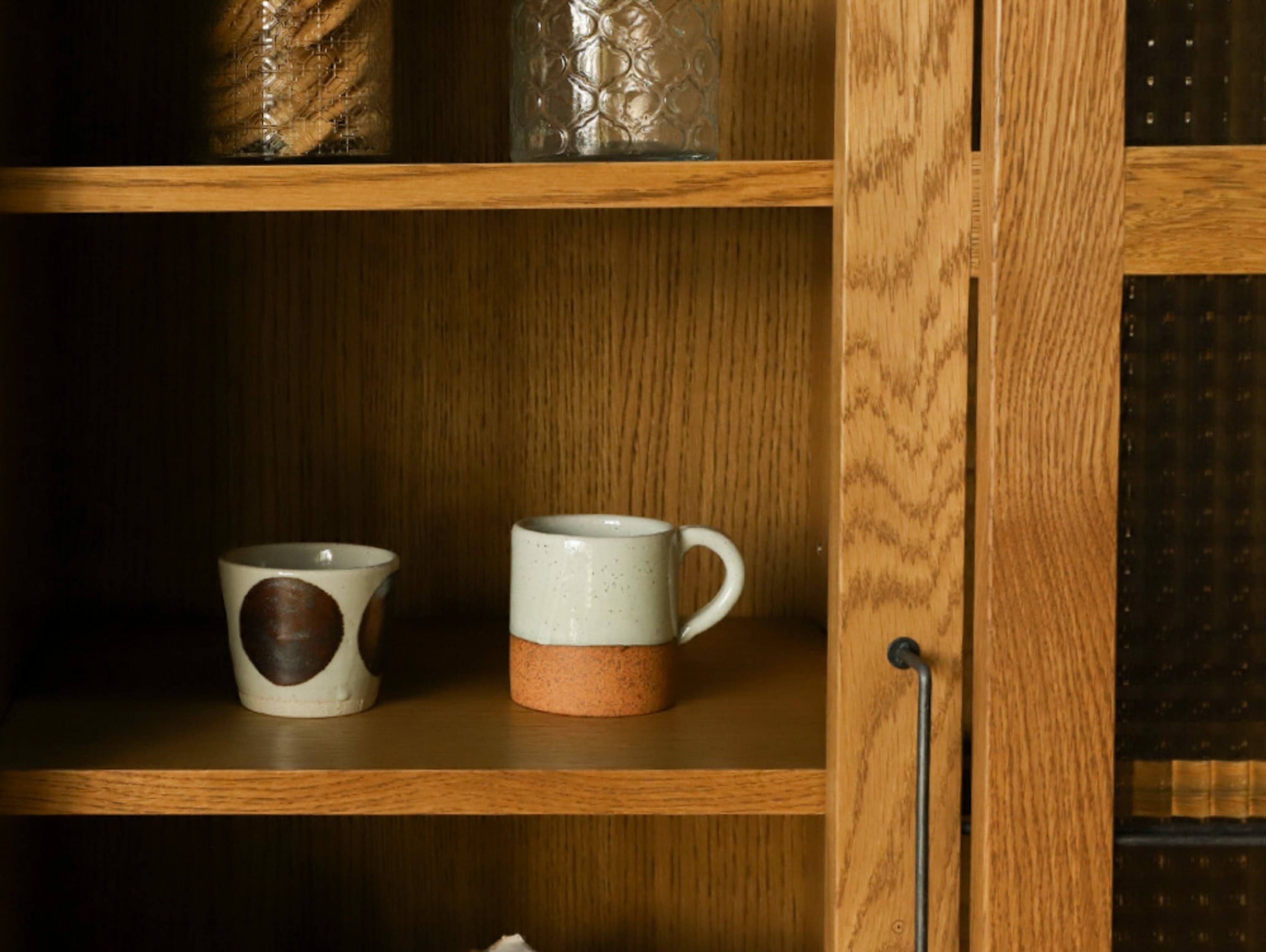 送料無料】カデル スライドガラスキャビネット ロー - a.depeche