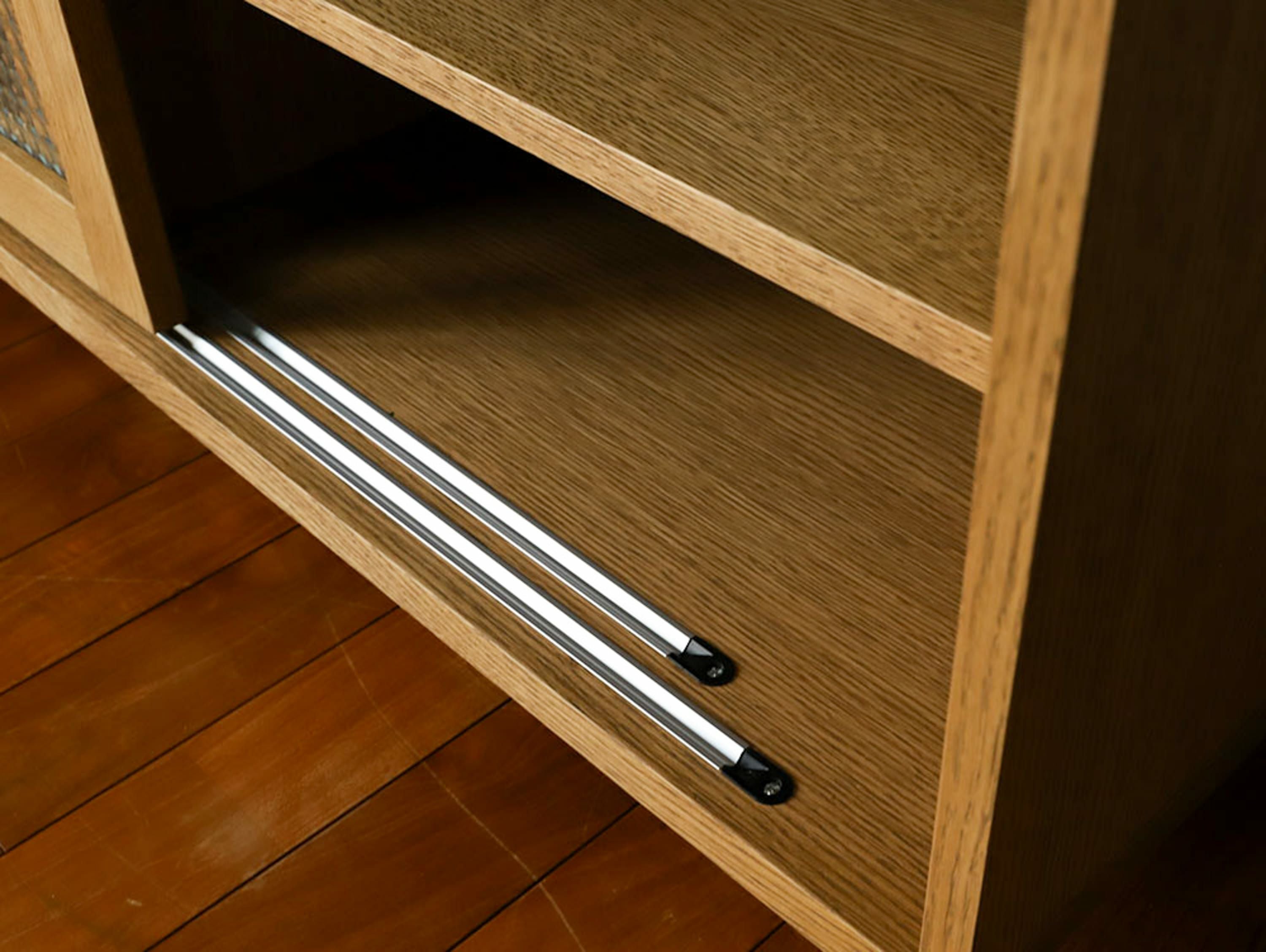 送料無料】カデル スライドガラスキャビネット ロー - a.depeche