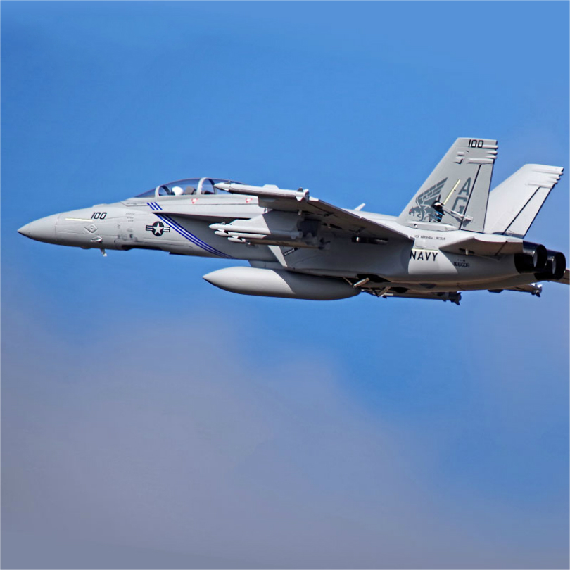 FMS RC Airplane F/A-18F F18 Super Hornet V2 70mm Ducted Fan EDF
