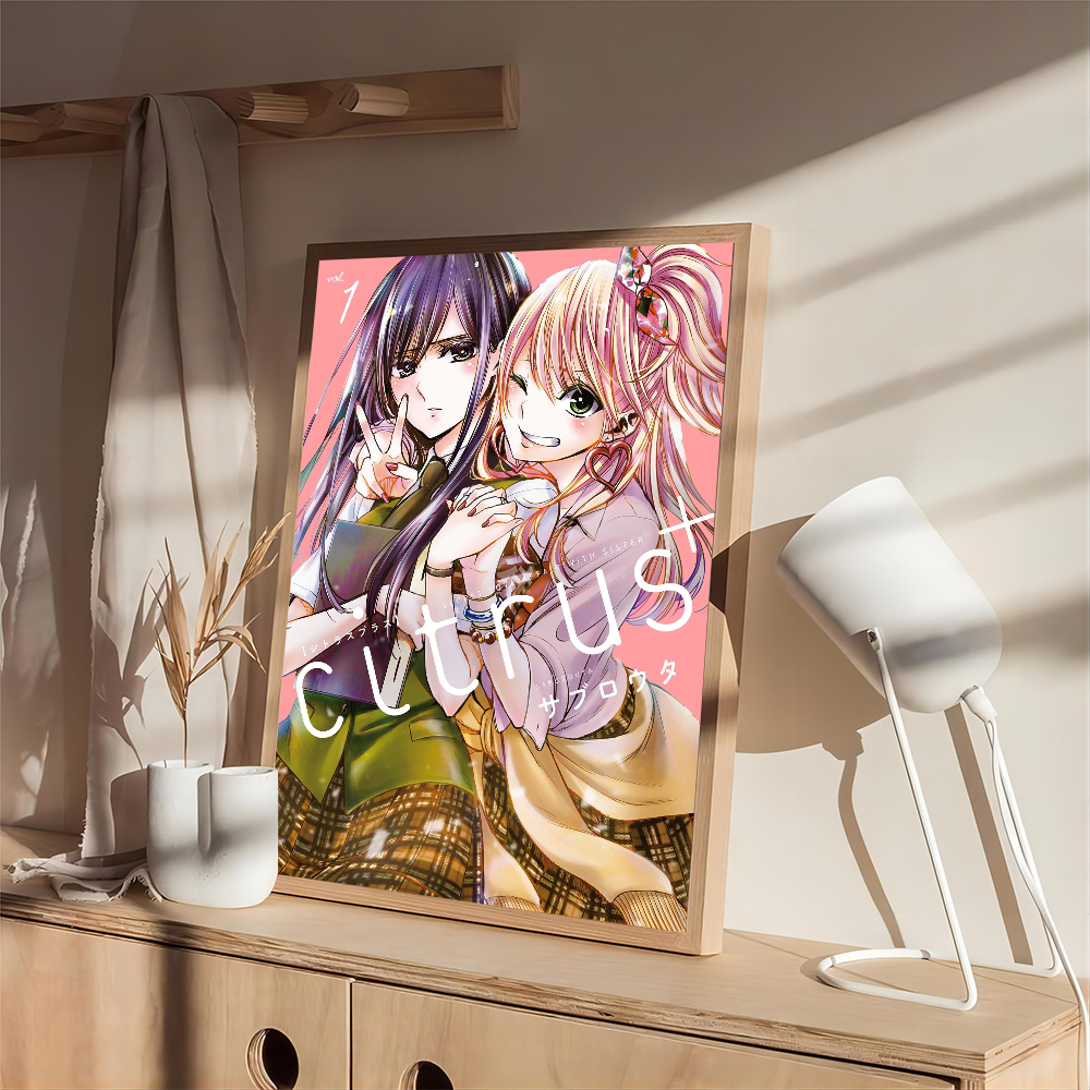 Japanese Anime Citrus Movie Sticky Posters Retro Kraft Paper