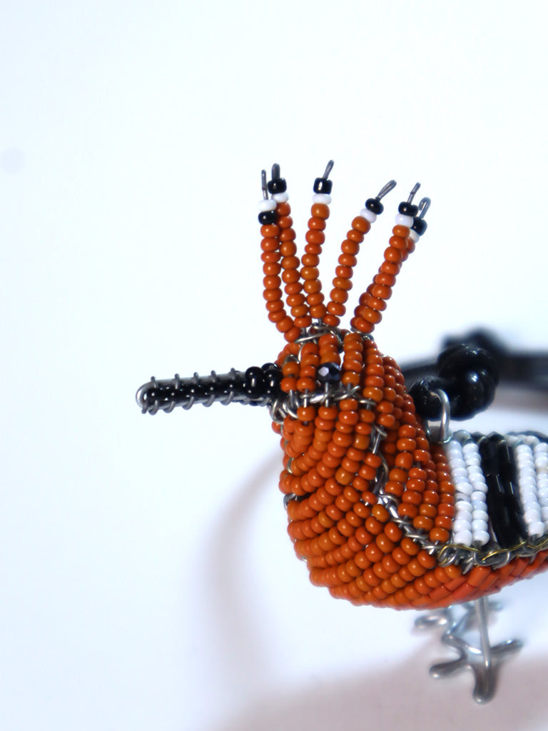 南アフリカの野鳥のビーズ・ネックレス / ヤツガシラ – 梅田洋品店