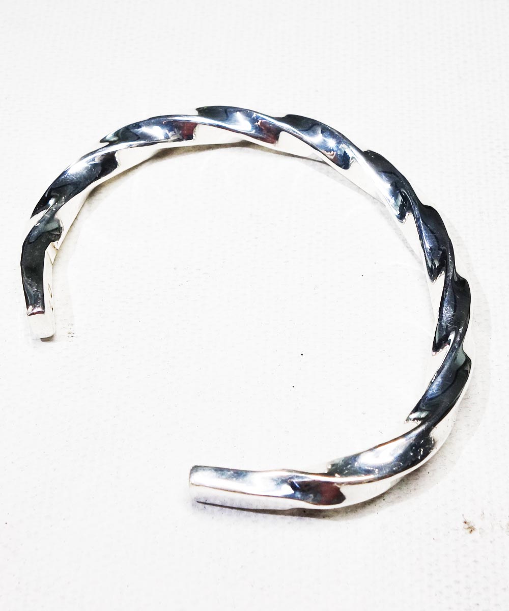 SILVER1000 TWIST BRACELET (純銀製ツイストブレスレット)｜Color