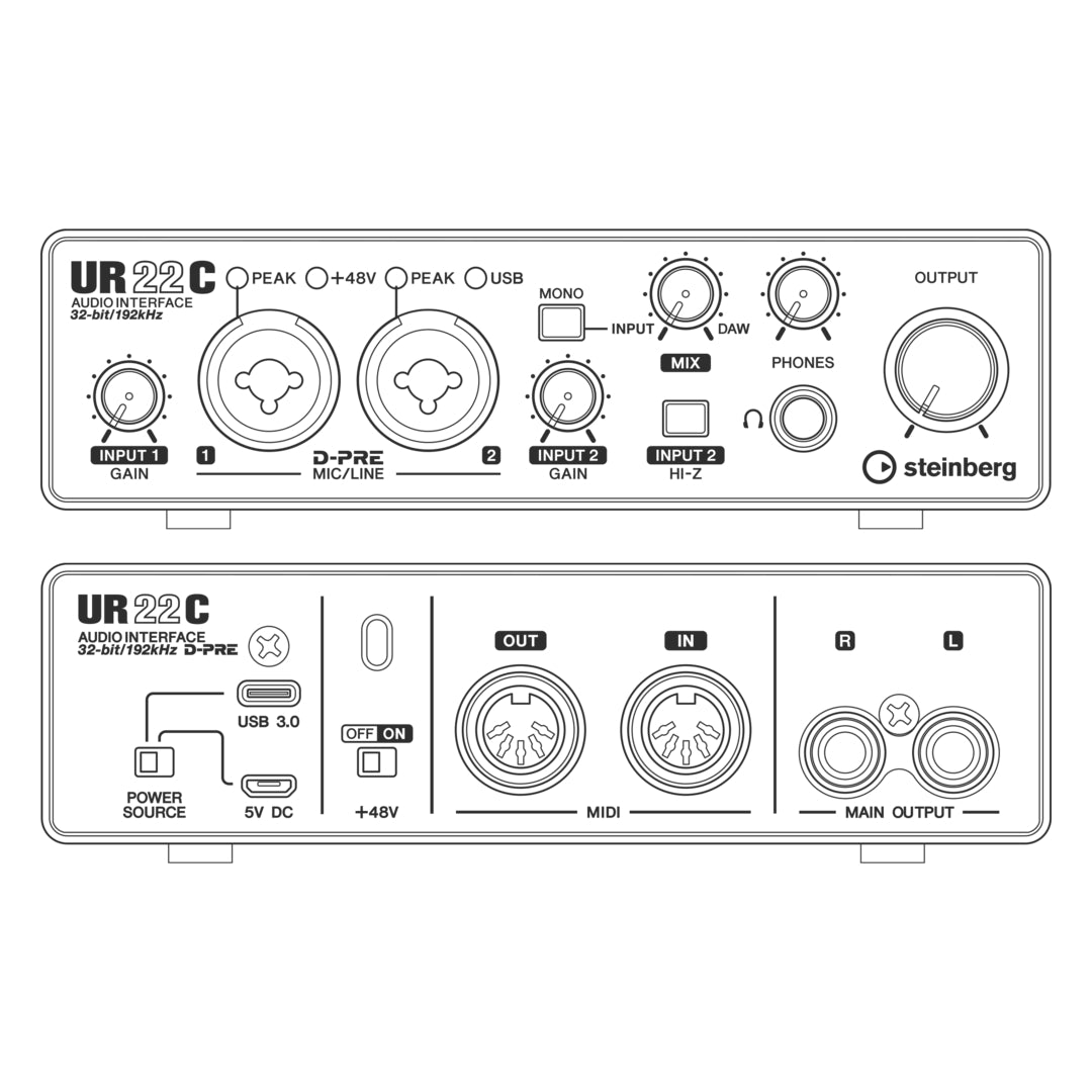 Cubase USBオーディオインターフェイス [UR22C] ｜Mac専門店 秋葉館