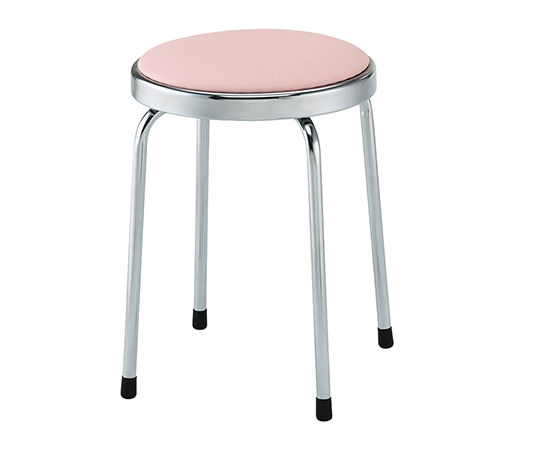 7-3436-02 回転スツール ピンク 425×425×465mm PB-2 【AXEL】 アズワン