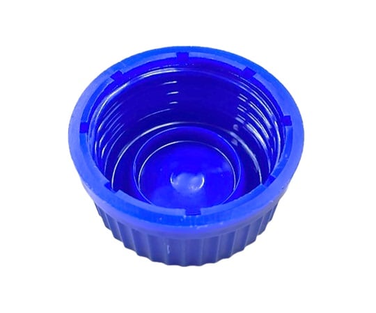 3-6007-01 メディウム瓶用交換キャップ（青色）GL45 2070UPP/B 【AXEL