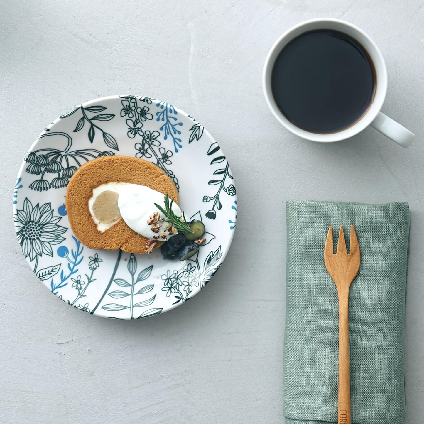 フラワーパターン プレートМ 16cm | aito製作所 | 美濃焼・瀬戸焼を