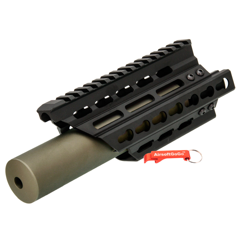 Battleaxe製 マルイ / CYMA電動ガン P90用 キーモッド レールハンド