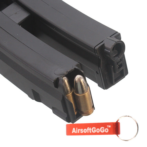 MP5 電動ガン用Battleaxe Dual 650連電動自動巻きのマガジンBATTLEAXE