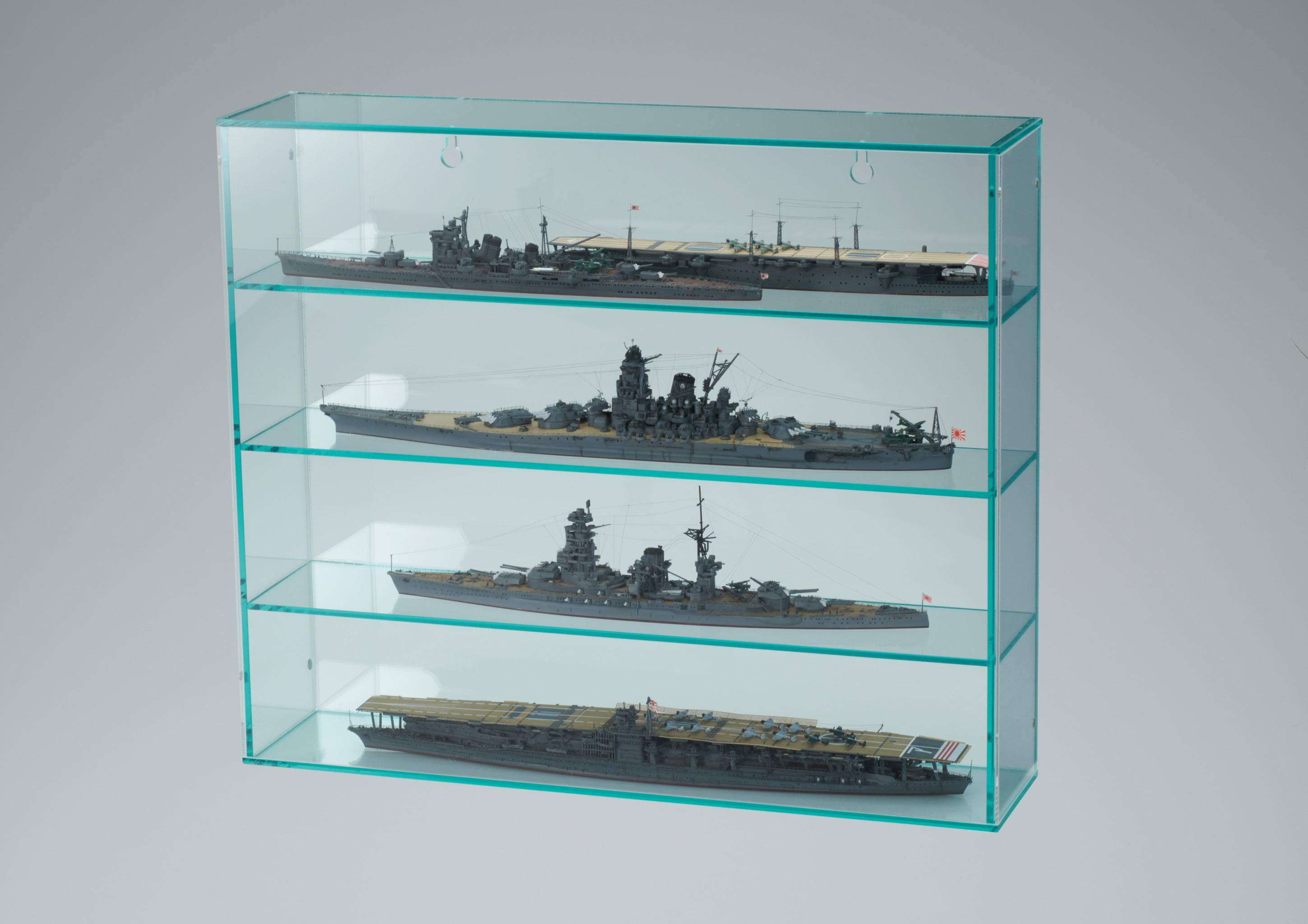 1/700 連合艦隊艦船模型対応 アクリル4段ケース