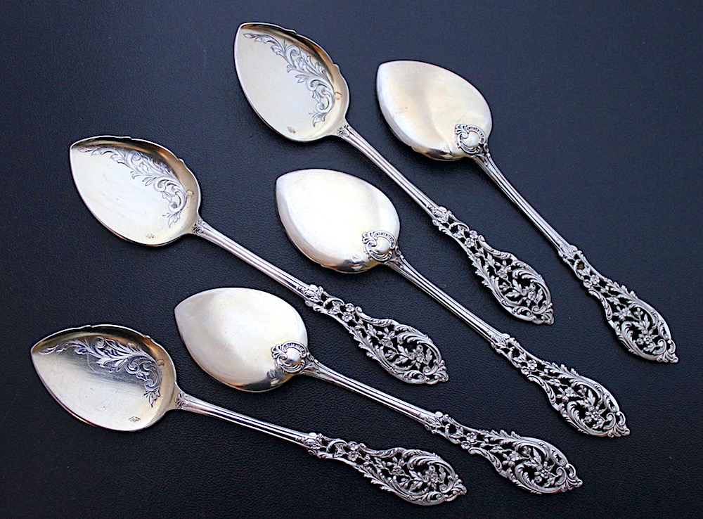 Sold：フレンチシルバー/アイスクリームスプーン6本セット | アリス