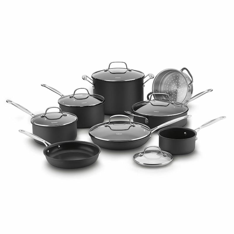鍋 17点セット IH対応 クイジナート ステンレス フライパン Cuisinart