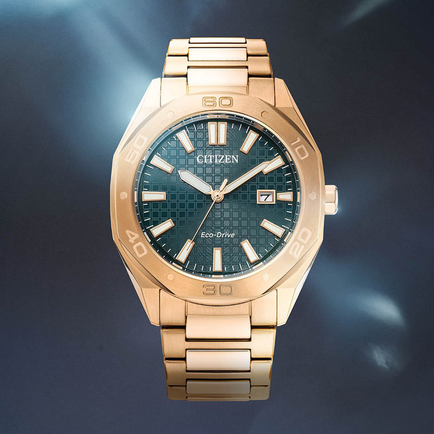 Citizen Eco-Drive Weekender Green Dial Watch | BM7633-81X – Ann