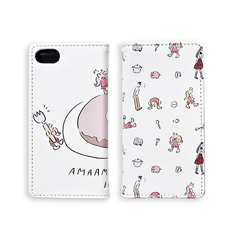 甘々と稲妻｜手帳型 手帳型 iPhone5/SEケース