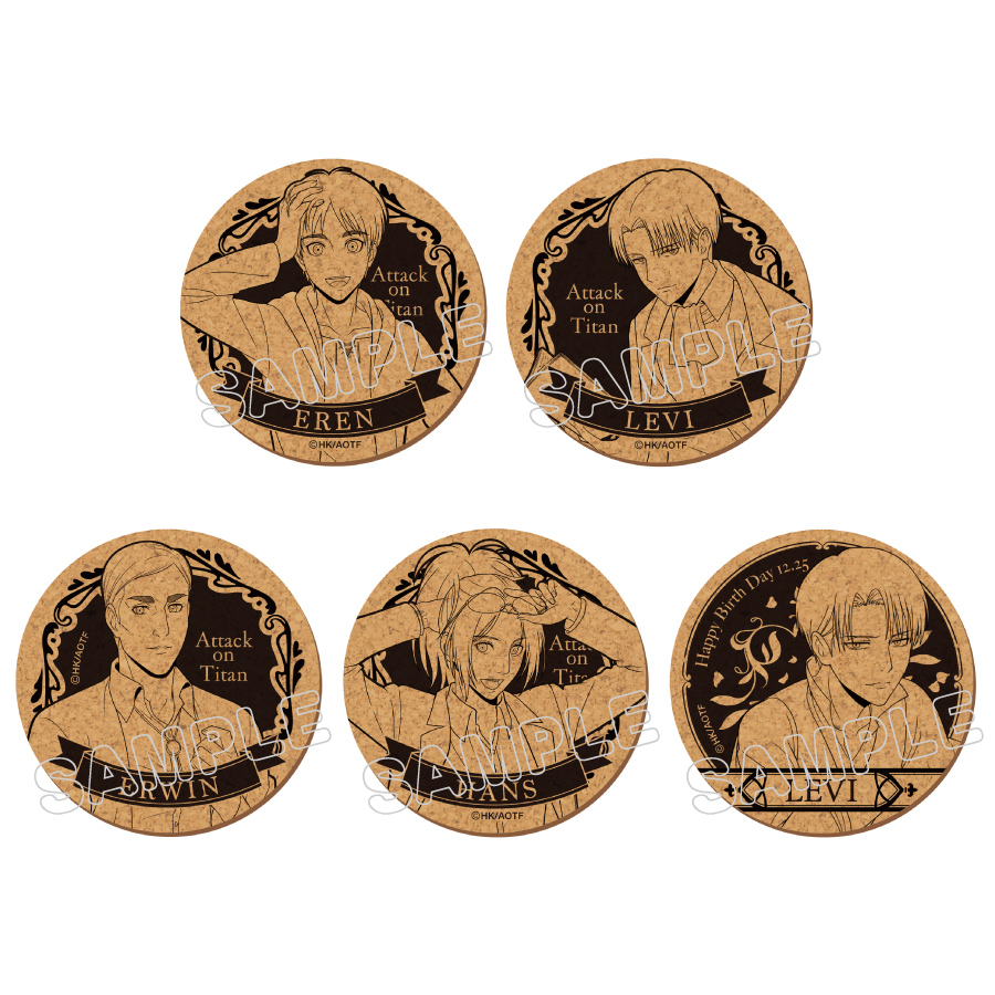 TBS限定】描き下ろしコルクコースター／進撃の巨人 | TBS・MBSアニメ