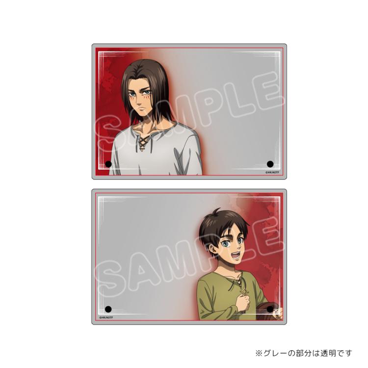 描き下ろし2層アクリルプレート／エレン／進撃の巨人 10 Years Journey