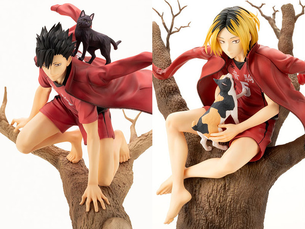 ハイキュー!!」黒尾鉄朗＆孤爪研磨のフィギュア登場！ ジャージ、筋肉