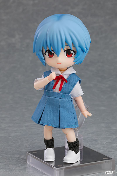 ヱヴァ」レイとアスカがねんどろいどどーる化！ 制服姿で自由な