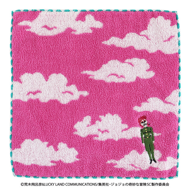 ジョジョ 3部」花京院人形がハンカチに！ 日常必須アイテムが“メギャン