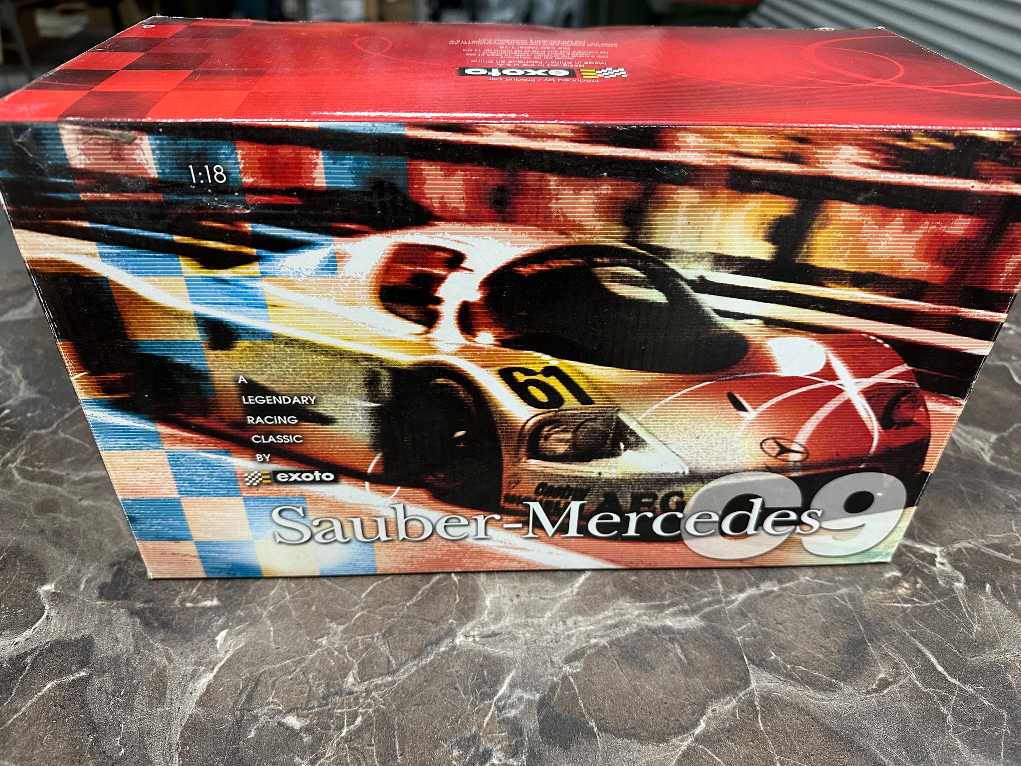 1:18 1989 24h Le Mans Pole Position -- #62 Sauber-Mercedes C9 -- Exoto