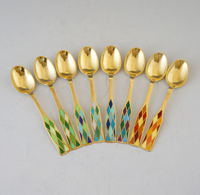 ジョージ・ジェンセン「箱入スプーン8本セット」《アンティックかとう》