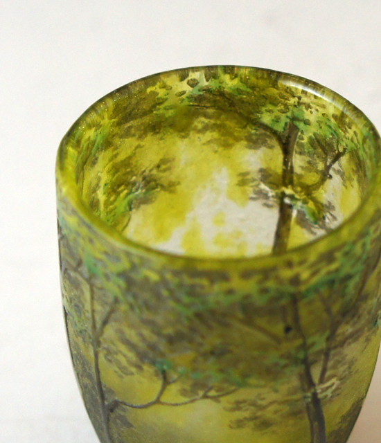 ドーム・ナンシー「夏景色 リキュールグラス」《アンティックかとう》