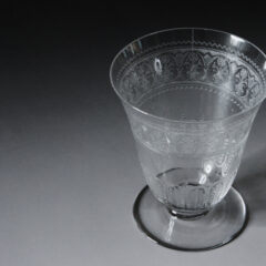 H228 美品 オールド バカラ キャディックス 大型 センターピース H228