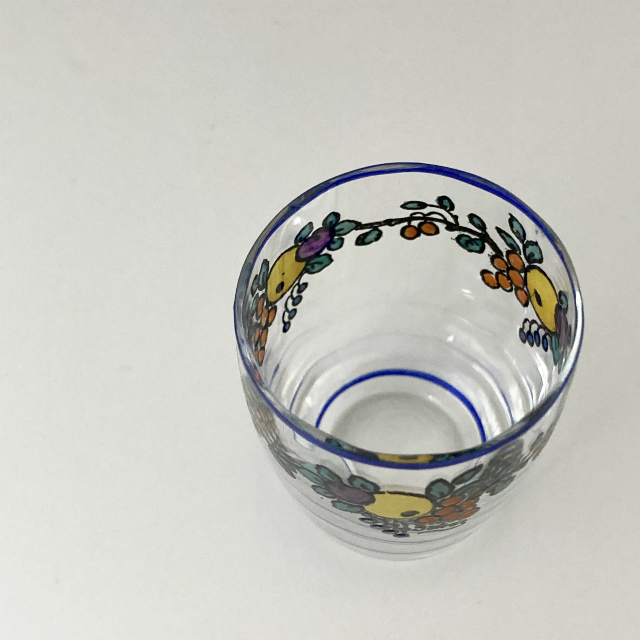 CRISTAL DE SEVRES「フルーツ文リキュールグラス」《アンティックかとう》