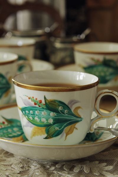 アンティークシェリー SHELLEY ティーカップ アールデコ 薔薇 イギリス