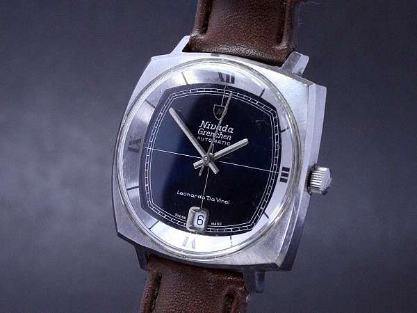 ニバダ Nivada Grenchen レオナルド・ダ・ビンチ 自動巻 21石メンズ