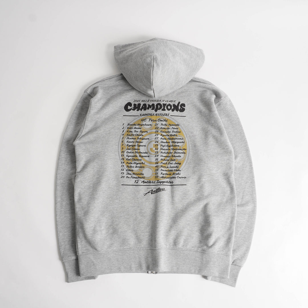 25J1リーグ優勝記念ジップパーカー（全3色）【予約】 – 鹿島