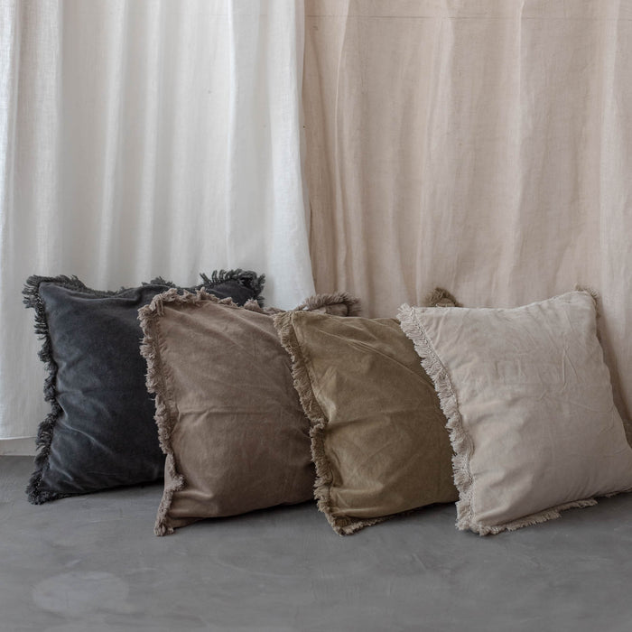Velvet フリンジクッションカバー 45×45 — ANTRY USE ONLY GENUINE