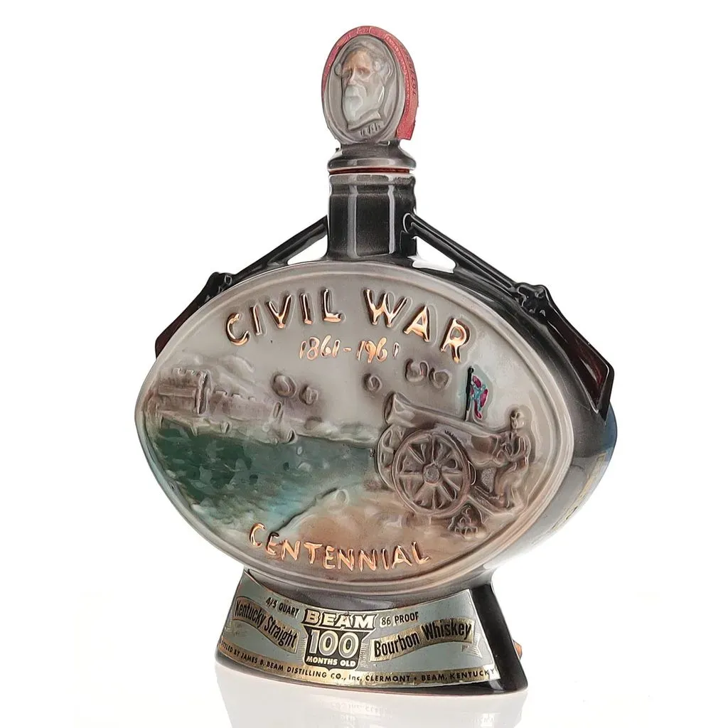 BAXUS - Beam 100 Months Old Civil War Centennial Decanter 1961