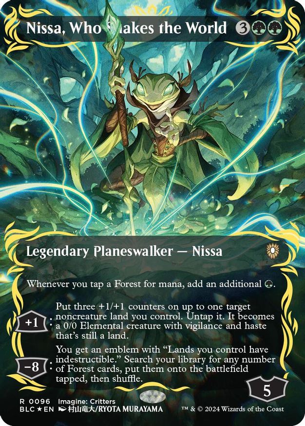 Nissa, Who Shakes the World (Borderless) (Raised Foil) Price From