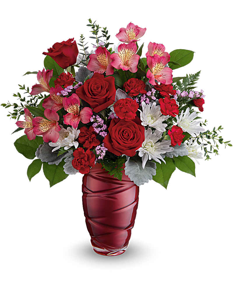 Teleflora's Loving Swirls Bouquet T25V100 in Chicago IL - Soukal