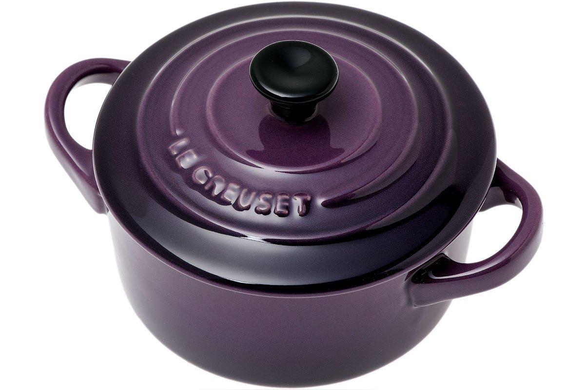 Le Creuset mini-cocotte 10 cm, 0,25L cassis | Advantageously